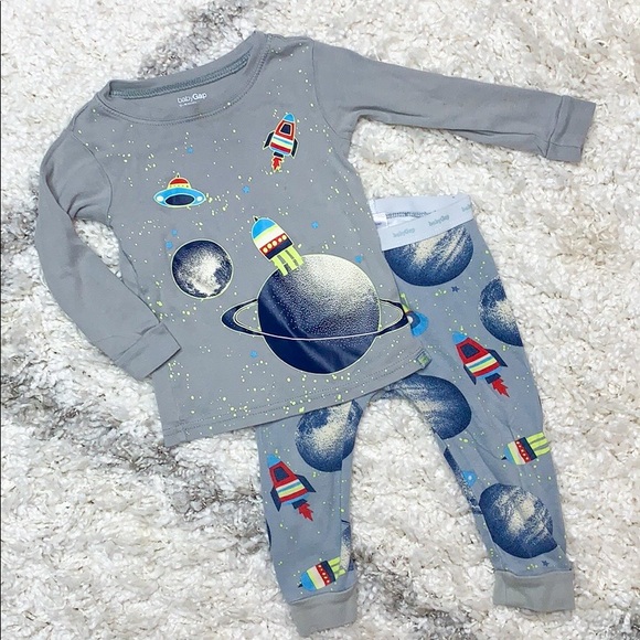 GAP Other - Baby Gap Space Pajamas Space PJs Astronaut PJs